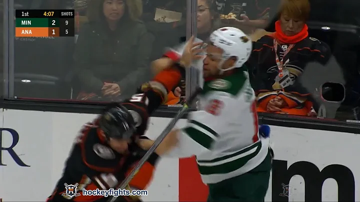 Jordan Greenway vs Ryan Getzlaf Mar 8, 2020