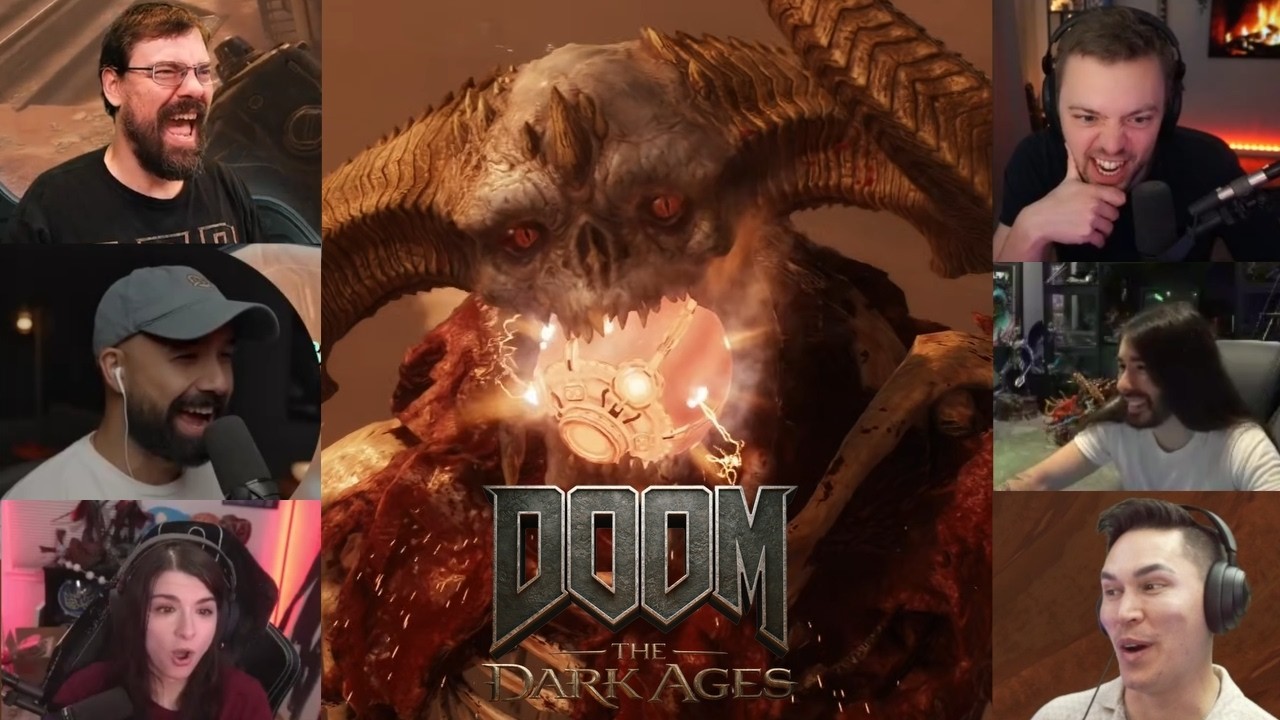 Реакция стримеров на миссию MECHA в DOOM: The Dark Ages