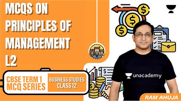 Class 12 | MCQs on Principles of Management | L2 | CBSE Term-1 | Business Studies | CA Ram Ahuja