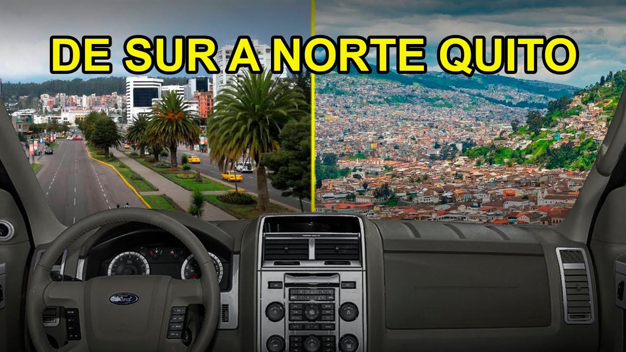 DRIVING QUITO #2 South to North 40 Min - Calles de Quito. Albert Oleaga. Ecuador
