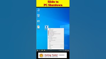 How to Enable Slide to Shut down Feature in Windows 10 / 11 PC #telllingtuber