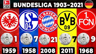 BUNDESLIGA • ALL CHAMPIONS 🔸1903 - 2021🔸 | LIST OF ALL GERMAN FOOTBALL LEAGUE CHAMPIONS.