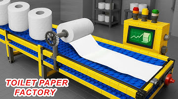Giant Toilet Paper Rolls Made by LEGO – Building with LEGO Technic