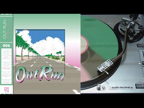 Out Run   OST vinyl LP collector face A Data Discs