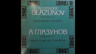 Alexander Glazunov : String Quartet No. 1 in D major Op. 1 (1881-82)