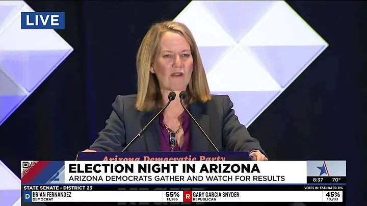 Attorney general nominee Kris Mayes thanks Arizona...