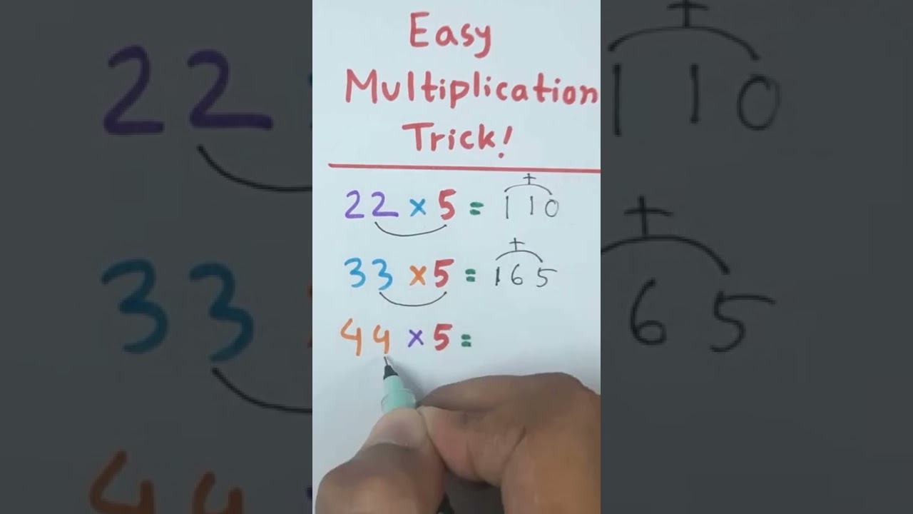 Easy Multiplication Trick! 😮