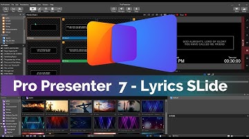 Paano gumawa ng Lyrics slide sa Propresenter 7
