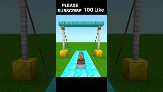 How to build a WORKING SWING in Minecraft!🤯#shorts#shorts#minecraft#minecraftshorts#gaming #mcshorts
