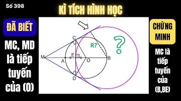 KỲ TÍCH HÌNH HỌC - MC là tiếp tuyến mới - Toán 9 Thi 10 !