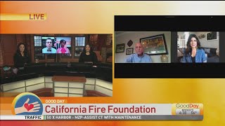The california fire foundation is giving back to those in need & lori
wallace shared how you can donate!