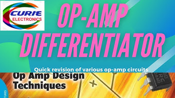 DIFFERENTIATOR(Op-Amp)