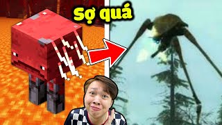 Minecraft Vinh Nhìn Quái Vật Này Ở Ngoài Đời Thật Có Chân Dài Kìa ?? THỬ THÁCH TRỐN THOÁT NƠI NÀY