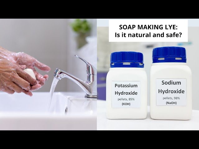 Is lye soap safe to use on the skin? Is it a natural ingredient