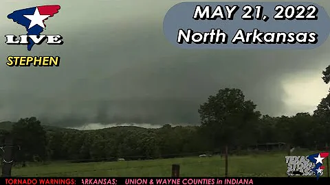 LIVE Northern Arkansas Tornado Warned Storms 5 21 2022 LIVE Northern Arkansas Tornado Warned Storms 5 21 2022