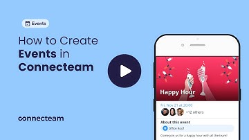 Connecteam - How To Create Company Events