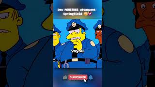 Des MONSTRES attaquent Springfield 😳👹 #simpsons #springfield #thesimpsons #humour #homersimpson