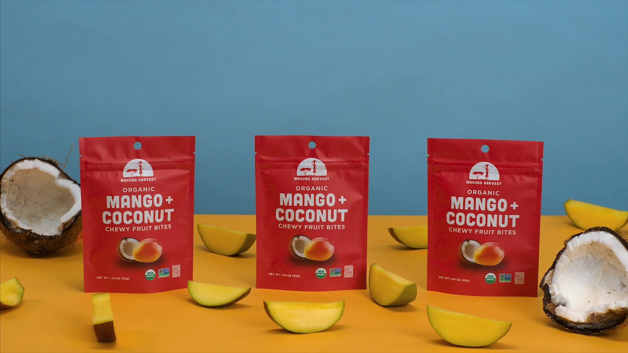 Mavuno Harvest Organic Mango & Coconut Fruit Bites