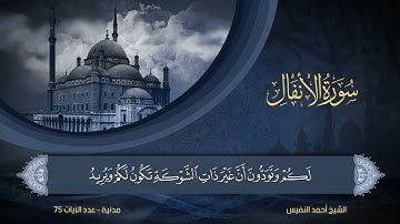 سورة الأنفال   الشيخ أحمد النفيس   8
