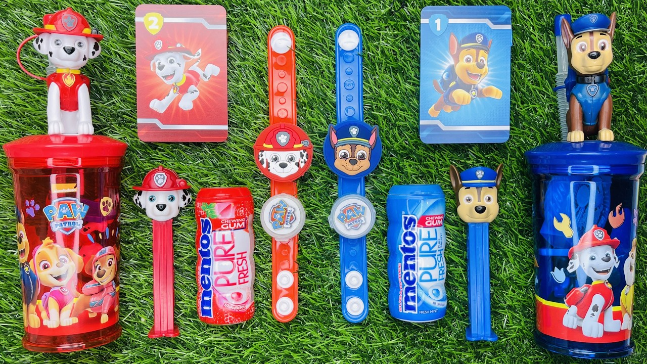 Unpacking Lovely Candies Paw Patrol, Chupa Chups, Hubba Bubba ASMR