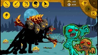 GRIFFON THE GREAT ARMY VS ZOMBIES INSANE LEVEL | STICK WAR LEGACY