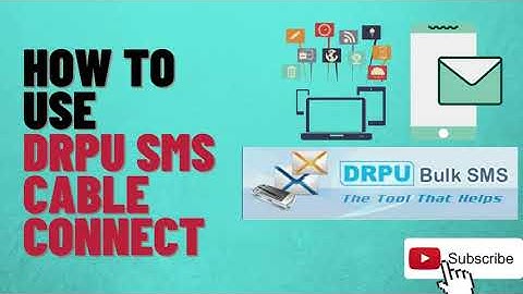 How to use DRPU SMS cable connect | 2020