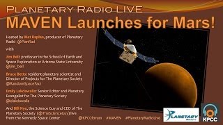 Planetary Radio Live - MAVEN launches for Mars!