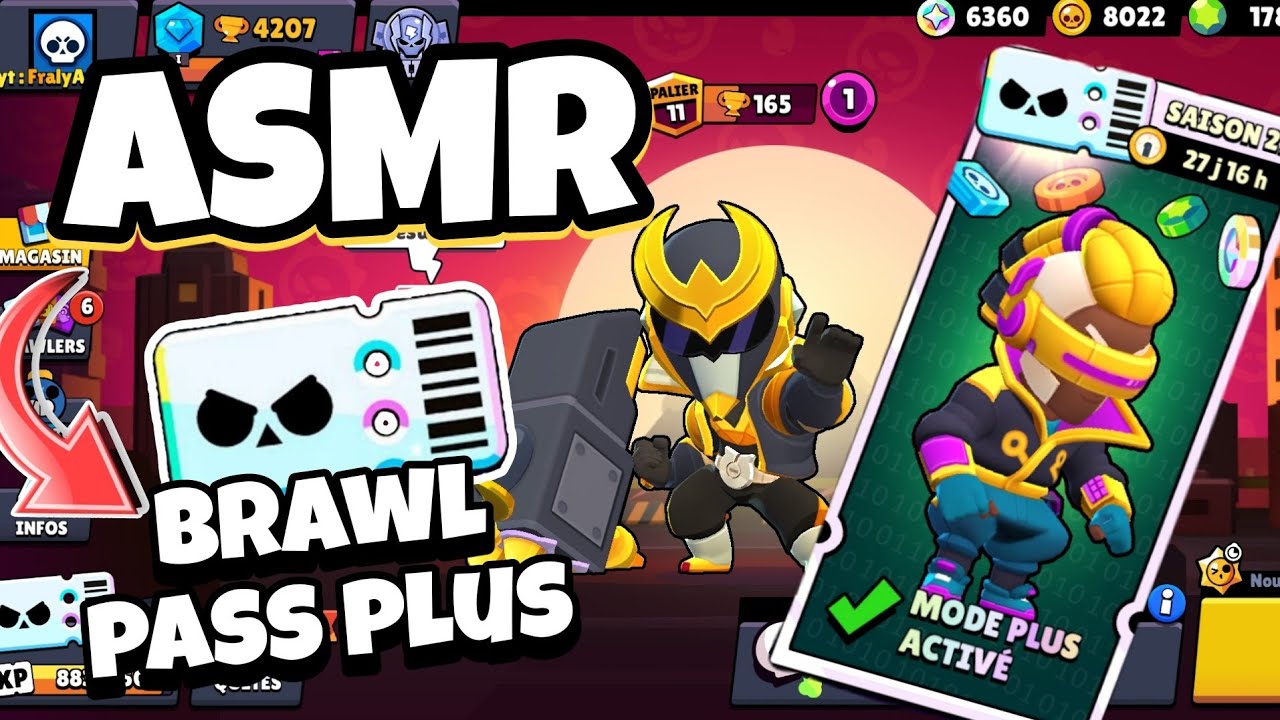 ASMR Français • J'OUVRE Le BRAWL PASS en ENTIER et JE DÉCOUVRE LA NOUVELLE SAISON BRAWL STARS ! 😴💫