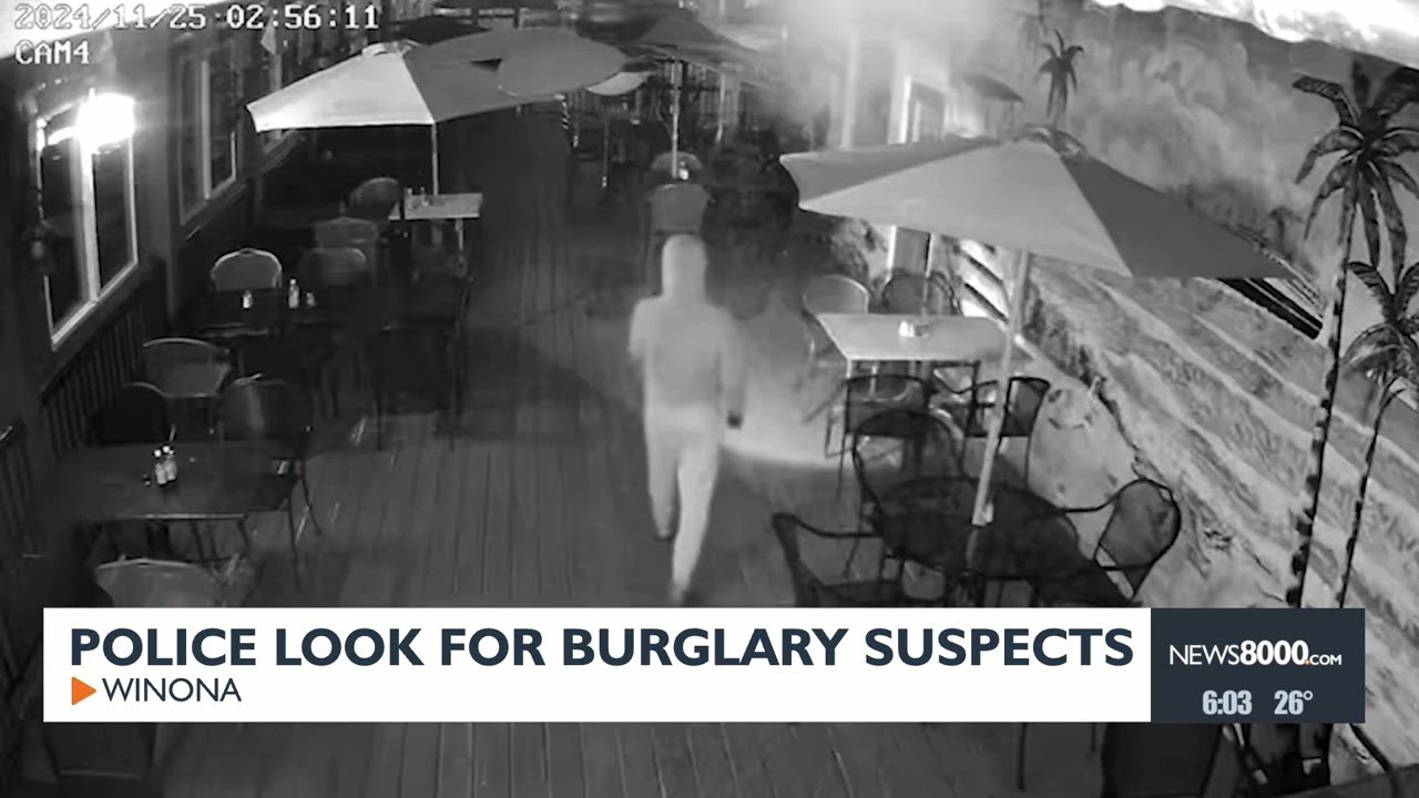 Police look for burglary suspects - YouTube
