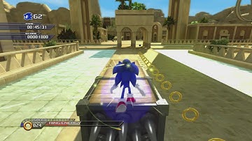 Sonic Unleashed Arid Sands Act 1 Day Ghost Mode Speedrun 1:29.56