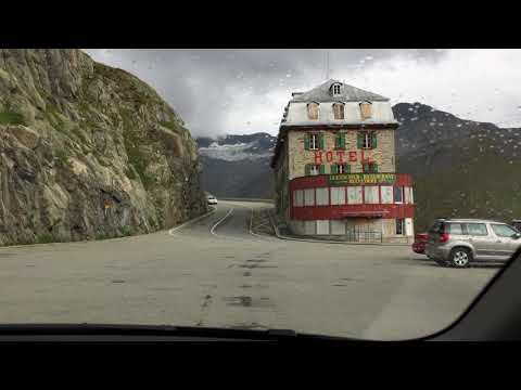 Road to Hotel Belvedere and ultimate Goldfinger experience - Furka Pass, Switzerland