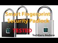 Smart Fingerprint Security Padlock