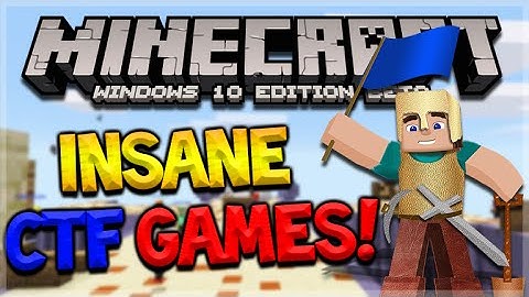 INSANE CAPTURE THE FLAG!! Minecraft Windows 10 Lifeboat Mini-Games CTF (Pocket Edition)