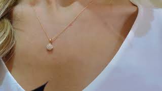 Vídeo: Colgante Diamantes Style 0.32 Oro Rosa Pureza