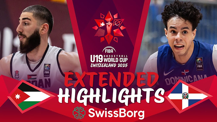 Jordan 🇯🇴 vs Dominican Republic 🇩🇴 | Extended Highlights | FIBA U19 Basketball World Cup 2025