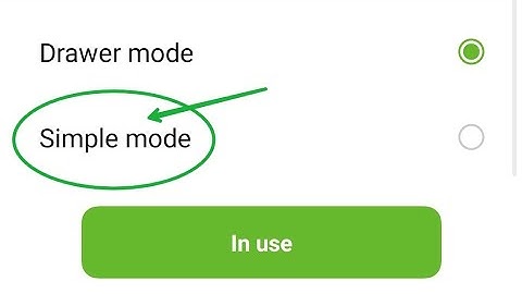 Simple Home Screen Mode oppo A55, how to set simple mode
