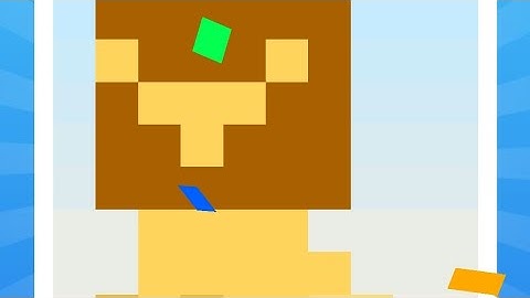 Nonogram game Easy level 6 (Lion)