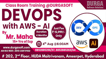 DEVOPS with AWS - AI Class Room Training @ DURGASOFT