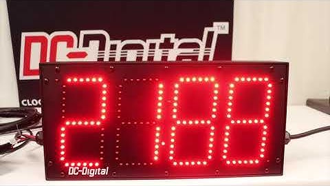 Rock Climbing Count Up Timer for Outdoor/Indoor Competitions with Separate Start-Stop - DC-60T-UP