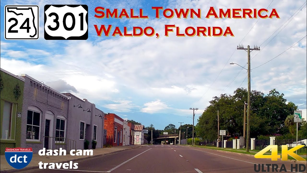 Drive through small town America Waldo, Florida YouTube
