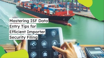 Mastering ISF Data Entry: Tips for Efficient Importer Security Filing
