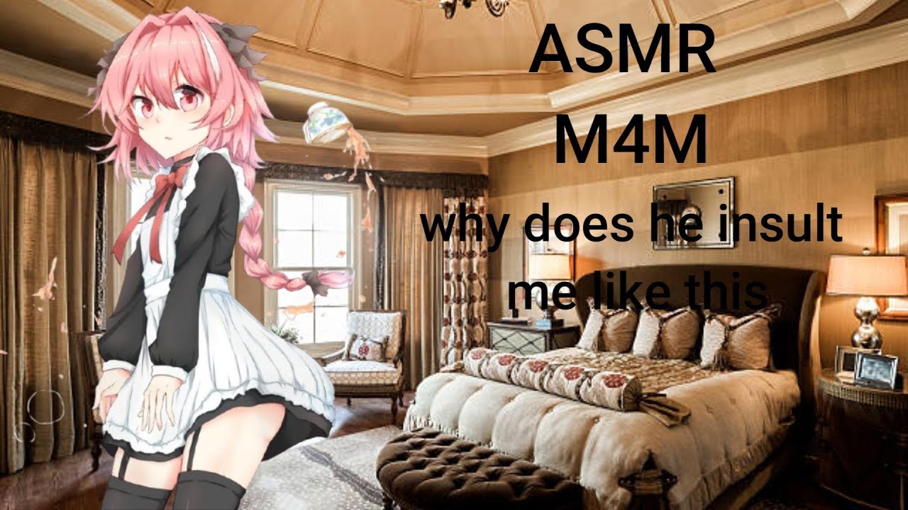 ASMR M4M Tsundere Femboy Maid has to tell you something