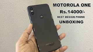 MOTOROLA ONE REVIEW AND UNBOXING Rs.14000