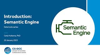 Introduction: Semantic Engine and Data Schema Creation