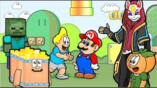 Por dentro dos Games - Desenho com Minecraft, Fortnite, Mario Bros, Street Fighter screenshot 1