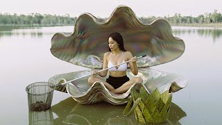 Living Off The Land, Super Survival Girl, Solo Camping, Foraging, Thai Jungle Bushcraft Survivalist