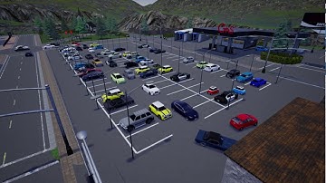 Autonomous Parking of Vehicle Fleet in Tight Environments (Carla)