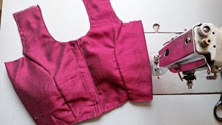 One tucks blouse Cutting Stitching || One Dart blouse Easy Full Cutting And Stitching