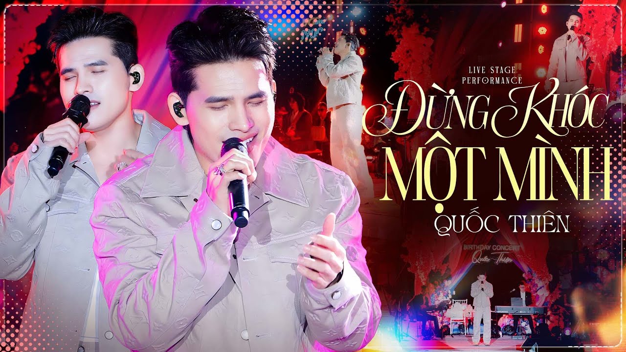 Lk Đừng Khóc Một Mình & Anh Đau Từ Lúc Em Đi - QUỐC THIÊN Live Quá Cảm Xúc | Concert Mới Nhất 2025