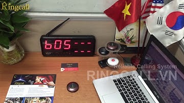 Giới thiệu - Hệ thống chuông gọi phục vụ không dây Ringcall thông minh